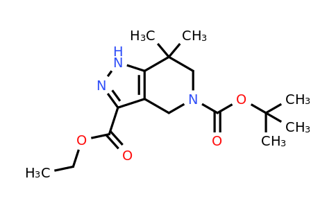 CAS 2171295-99-9 | O5-tert-butyl O3-ethyl 7,7-dimethyl-4,6-dihydro-1H-pyrazolo[4,3-c]pyridine-3,5-dicarboxylate