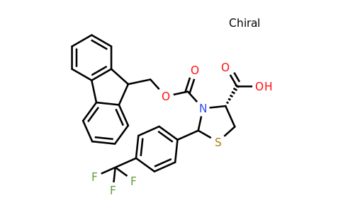 CAS 2171452-31-4 | (4R)-3-{[(9H-fluoren-9-yl)methoxy]carbonyl}-2-[4-(trifluoromethyl)phenyl]-1,3-thiazolidine-4-carboxylic acid