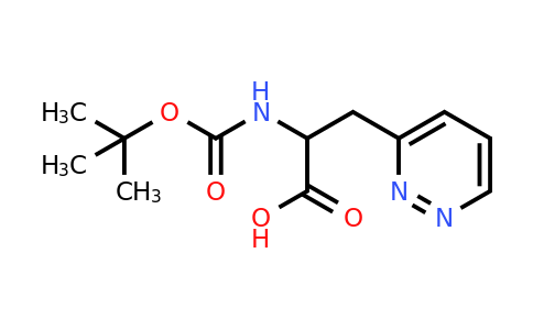 CAS 2171490-03-0 | 2-{[(tert-butoxy)carbonyl]amino}-3-(pyridazin-3-yl)propanoic acid