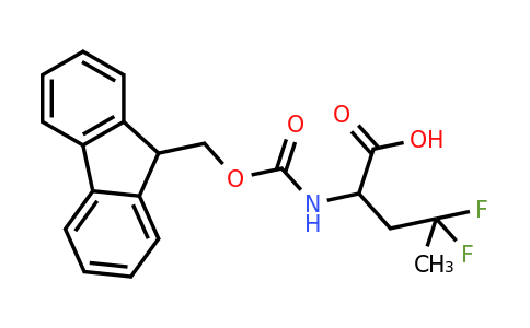CAS 2171606-39-4 | 2-({[(9H-fluoren-9-yl)methoxy]carbonyl}amino)-4,4-difluoropentanoic acid