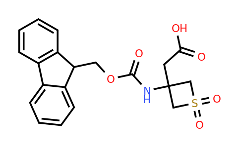 CAS 2171820-04-3 | 2-[3-({[(9H-fluoren-9-yl)methoxy]carbonyl}amino)-1,1-dioxo-1lambda6-thietan-3-yl]acetic acid