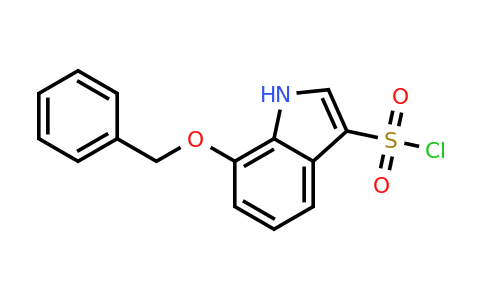 CAS 2171822-71-0 | 7-(benzyloxy)-1H-indole-3-sulfonyl chloride