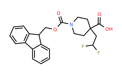 CAS 2171910-21-5 | 4-(2,2-difluoroethyl)-1-{[(9H-fluoren-9-yl)methoxy]carbonyl}piperidine-4-carboxylic acid
