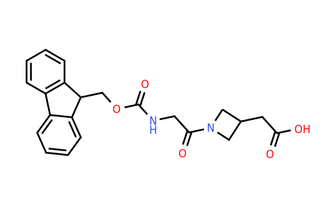CAS 2171935-05-8 | 2-{1-[2-({[(9H-fluoren-9-yl)methoxy]carbonyl}amino)acetyl]azetidin-3-yl}acetic acid