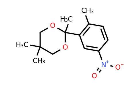 CAS 217197-03-0 | 2,5,5-trimethyl-2-(2-methyl-5-nitrophenyl)-1,3-dioxane