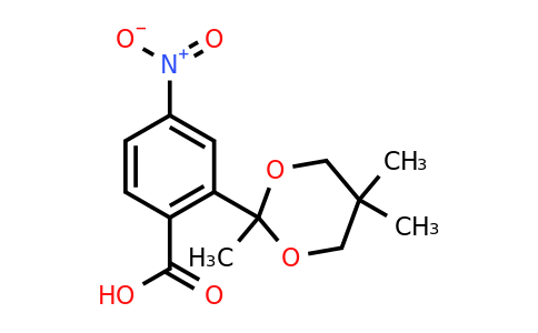 CAS 217197-04-1 | 4-nitro-2-(2,5,5-trimethyl-1,3-dioxan-2-yl)benzoic acid