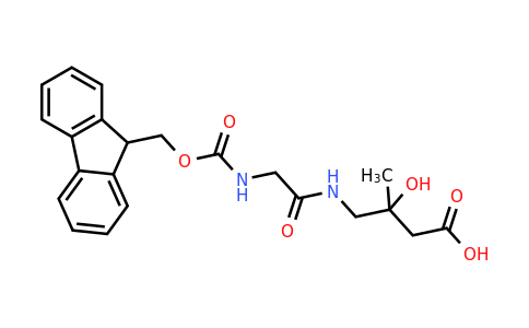 CAS 2171988-00-2 | 4-[2-({[(9H-fluoren-9-yl)methoxy]carbonyl}amino)acetamido]-3-hydroxy-3-methylbutanoic acid