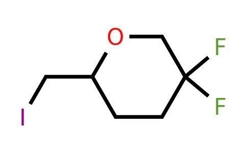 CAS 2171988-38-6 | 5,5-difluoro-2-(iodomethyl)oxane