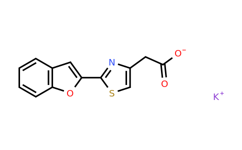 CAS 2171992-19-9 | potassium 2-[2-(1-benzofuran-2-yl)-1,3-thiazol-4-yl]acetate