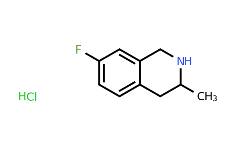 CAS 2172020-04-9 | 7-fluoro-3-methyl-1,2,3,4-tetrahydroisoquinoline hydrochloride