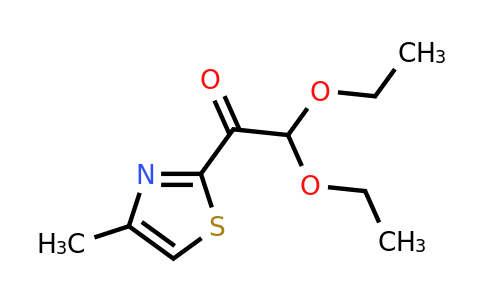 CAS 2172020-51-6 | 2,2-diethoxy-1-(4-methyl-1,3-thiazol-2-yl)ethan-1-one