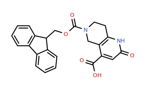 CAS 2172030-80-5 | 6-{[(9H-fluoren-9-yl)methoxy]carbonyl}-2-oxo-1,2,5,6,7,8-hexahydro-1,6-naphthyridine-4-carboxylic acid
