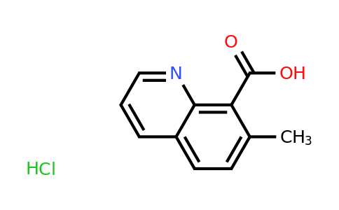 CAS 2172040-31-0 | 7-methylquinoline-8-carboxylic acid hydrochloride
