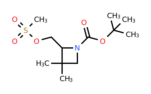 CAS 2172061-46-8 | tert-butyl 2-[(methanesulfonyloxy)methyl]-3,3-dimethylazetidine-1-carboxylate