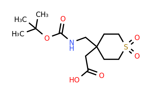 CAS 2172063-99-7 | 2-[4-({[(tert-butoxy)carbonyl]amino}methyl)-1,1-dioxo-1lambda6-thian-4-yl]acetic acid