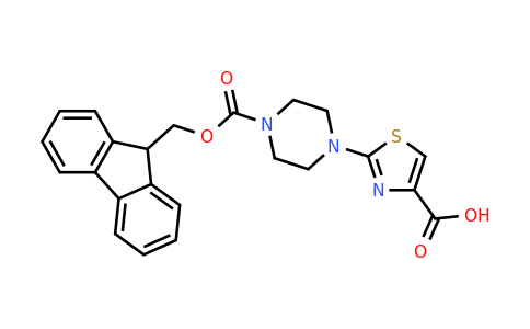 CAS 2172066-77-0 | 2-(4-{[(9H-fluoren-9-yl)methoxy]carbonyl}piperazin-1-yl)-1,3-thiazole-4-carboxylic acid