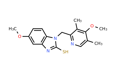 CAS 2172067-54-6 | 5-methoxy-1-[(4-methoxy-3,5-dimethylpyridin-2-yl)methyl]-1H-1,3-benzodiazole-2-thiol