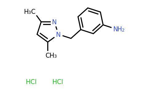 CAS 2172167-27-8 | 3-[(3,5-dimethyl-1H-pyrazol-1-yl)methyl]aniline dihydrochloride