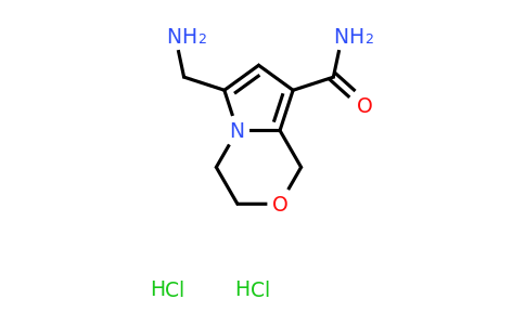 CAS 2172214-21-8 | 6-(aminomethyl)-1H,3H,4H-pyrrolo[2,1-c][1,4]oxazine-8-carboxamide dihydrochloride