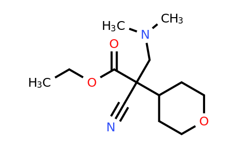 CAS 2172244-85-6 | ethyl 2-cyano-3-(dimethylamino)-2-(oxan-4-yl)propanoate