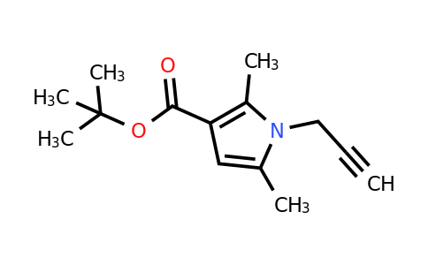 CAS 2172256-43-6 | tert-butyl 2,5-dimethyl-1-(prop-2-yn-1-yl)-1H-pyrrole-3-carboxylate