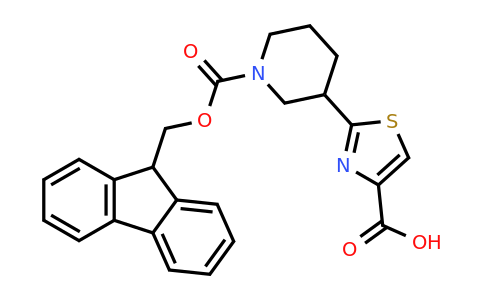 CAS 2172256-49-2 | 2-(1-{[(9H-fluoren-9-yl)methoxy]carbonyl}piperidin-3-yl)-1,3-thiazole-4-carboxylic acid