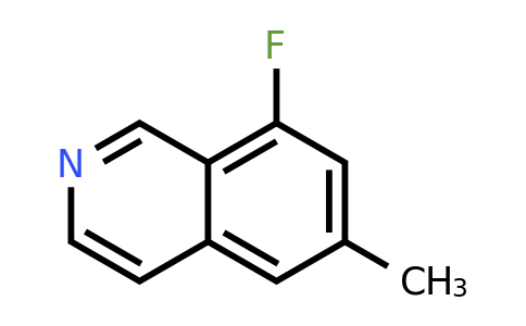 CAS 2172281-86-4 | 8-fluoro-6-methylisoquinoline