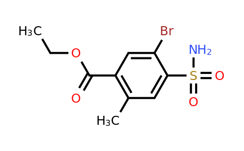 CAS 2172282-03-8 | ethyl 5-bromo-2-methyl-4-sulfamoylbenzoate