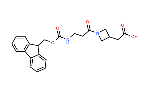 CAS 2172310-80-2 | 2-{1-[3-({[(9H-fluoren-9-yl)methoxy]carbonyl}amino)propanoyl]azetidin-3-yl}acetic acid
