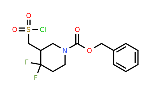 CAS 2172432-26-5 | benzyl 3-[(chlorosulfonyl)methyl]-4,4-difluoropiperidine-1-carboxylate