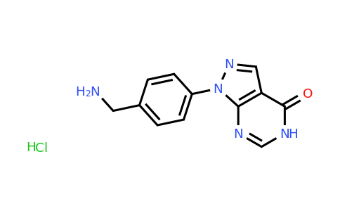 CAS 2172444-15-2 | 1-[4-(aminomethyl)phenyl]-1H,4H,5H-pyrazolo[3,4-d]pyrimidin-4-one hydrochloride