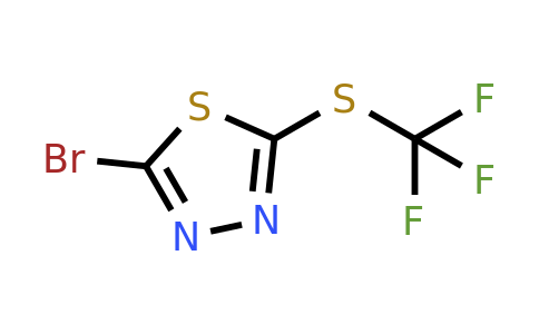 CAS 2172478-92-9 | 2-bromo-5-[(trifluoromethyl)sulfanyl]-1,3,4-thiadiazole