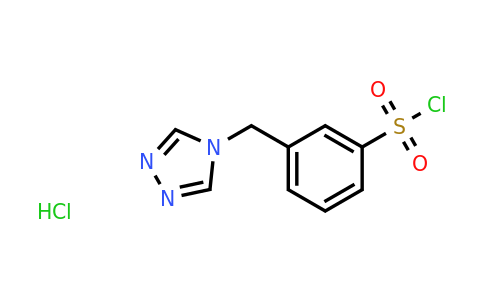 CAS 2172499-50-0 | 3-[(4H-1,2,4-triazol-4-yl)methyl]benzene-1-sulfonyl chloride hydrochloride