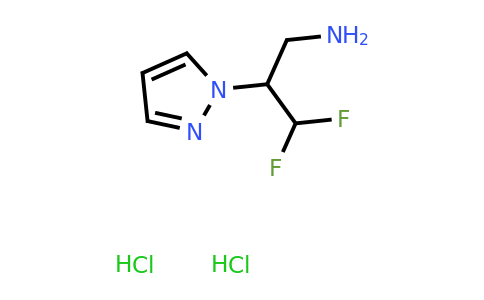 CAS 2172499-68-0 | 3,3-difluoro-2-(1H-pyrazol-1-yl)propan-1-amine dihydrochloride