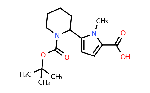 CAS 2172503-64-7 | 5-{1-[(tert-butoxy)carbonyl]piperidin-2-yl}-1-methyl-1H-pyrrole-2-carboxylic acid