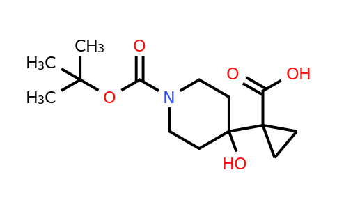 CAS 2172538-03-1 | 1-{1-[(tert-butoxy)carbonyl]-4-hydroxypiperidin-4-yl}cyclopropane-1-carboxylic acid