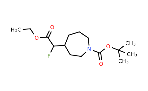 CAS 2172541-40-9 | tert-butyl 4-(2-ethoxy-1-fluoro-2-oxoethyl)azepane-1-carboxylate