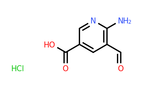 CAS 2172542-90-2 | 6-amino-5-formylpyridine-3-carboxylic acid hydrochloride