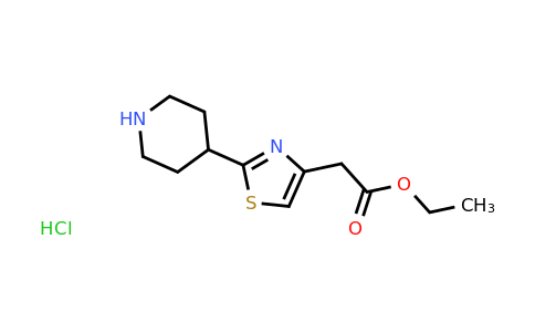 CAS 2172555-47-2 | ethyl 2-[2-(piperidin-4-yl)-1,3-thiazol-4-yl]acetate hydrochloride
