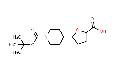CAS 2172560-71-1 | 5-{1-[(tert-butoxy)carbonyl]piperidin-4-yl}oxolane-2-carboxylic acid