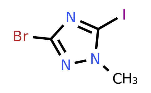 CAS 2172600-34-7 | 3-bromo-5-iodo-1-methyl-1H-1,2,4-triazole