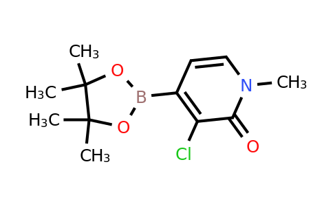 CAS 2172654-59-8 | 3-chloro-1-methyl-4-(4,4,5,5-tetramethyl-1,3,2-dioxaborolan-2-yl)pyridin-2-one