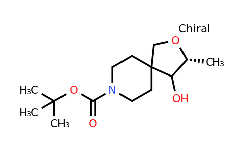 CAS 2172654-72-5 | tert-butyl (3R)-4-hydroxy-3-methyl-2-oxa-8-azaspiro[4.5]decane-8-carboxylate