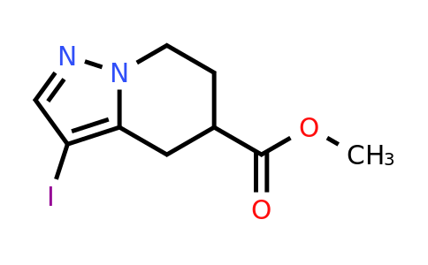 CAS 2172859-70-8 | methyl 3-iodo-4,5,6,7-tetrahydropyrazolo[1,5-a]pyridine-5-carboxylate