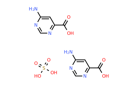 CAS 2173116-22-6 | 6-Aminopyrimidine-4-carboxylic acid compound with sulfuric acid (2:1)