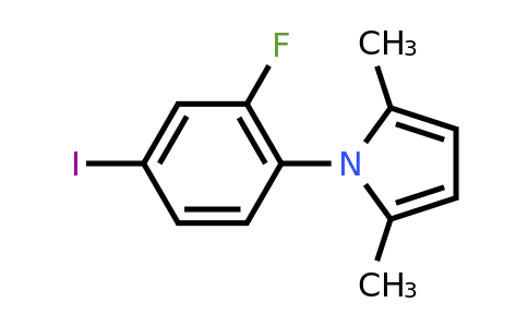 CAS 217314-30-2 | 1-(2-Fluoro-4-iodophenyl)-2,5-dimethyl-1H-pyrrole