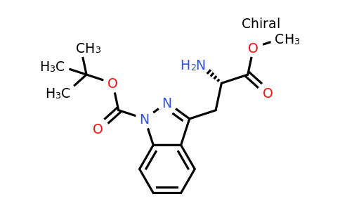 CAS 2173568-91-5 | tert-butyl 3-[(2S)-2-amino-3-methoxy-3-oxo-propyl]indazole-1-carboxylate
