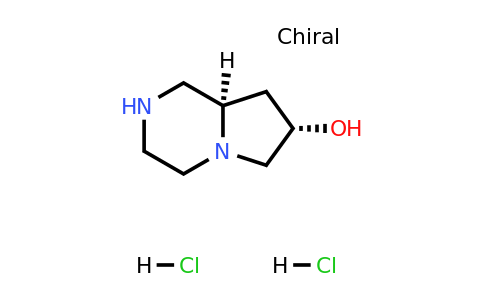 CAS 2173637-06-2 | (7S,8aR)-octahydropyrrolo[1,2-a]piperazin-7-ol dihydrochloride