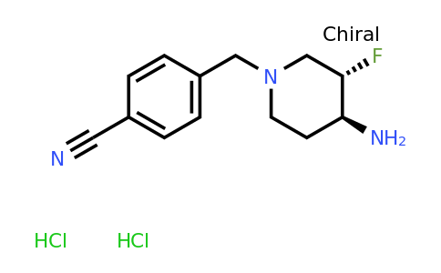 CAS 2173637-33-5 | (+)-1-(4-Cyanobenzyl)-3-(S)-fluoro-4-(S)-aminopiperidine dihydrochloride