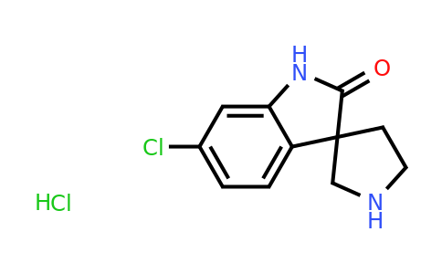 CAS 2173991-58-5 | 6-chloro-1,2-dihydrospiro[indole-3,3'-pyrrolidin]-2-one hydrochloride